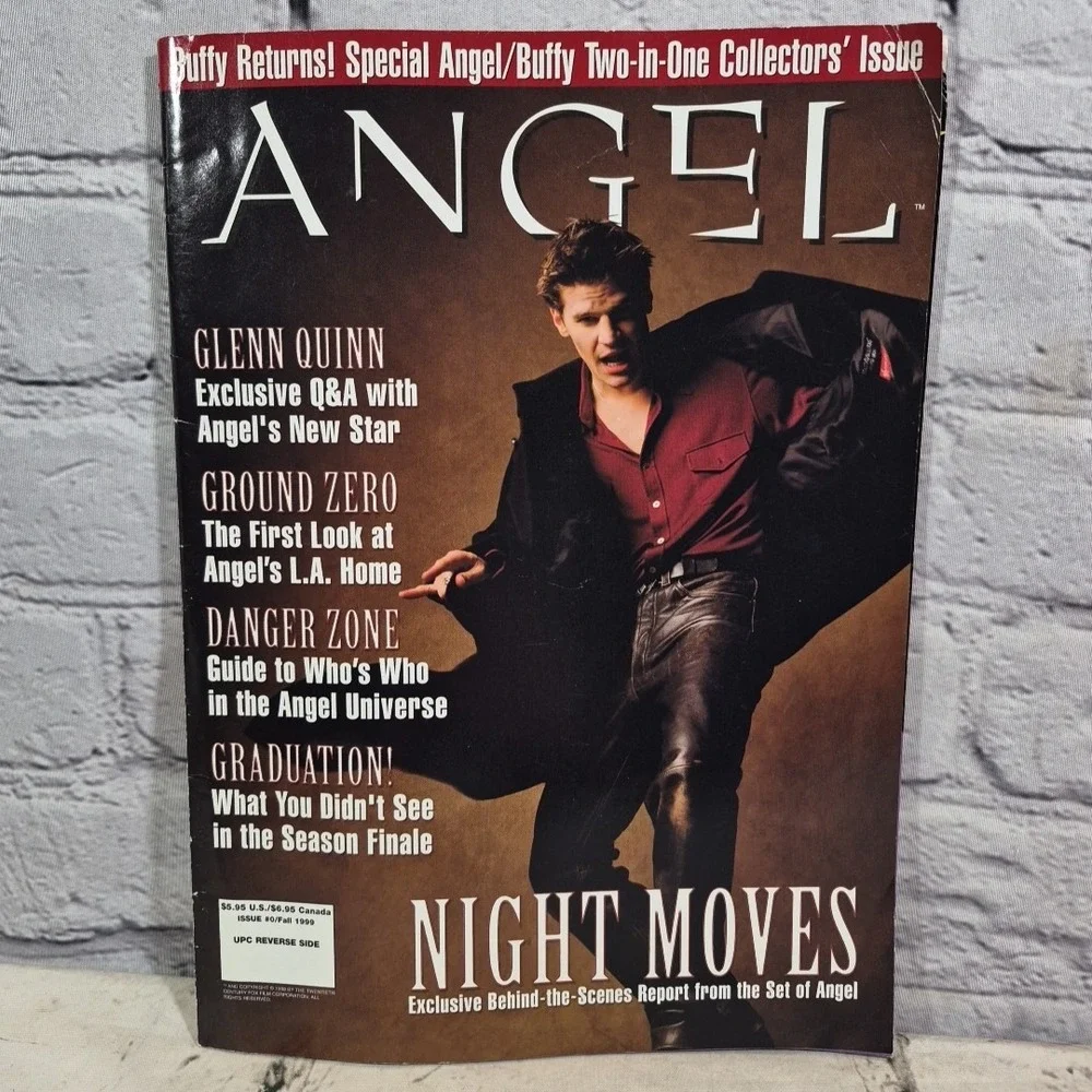 Buffy the Vampire Slayer Magazine Fall 1999 Issue 5 Graduation Angel Fox